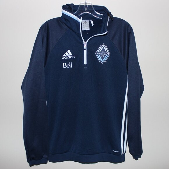 as new Player Issue Adidas Vancouver Whitecaps 2016 pullover training top hoodie - Picture 1 of 10